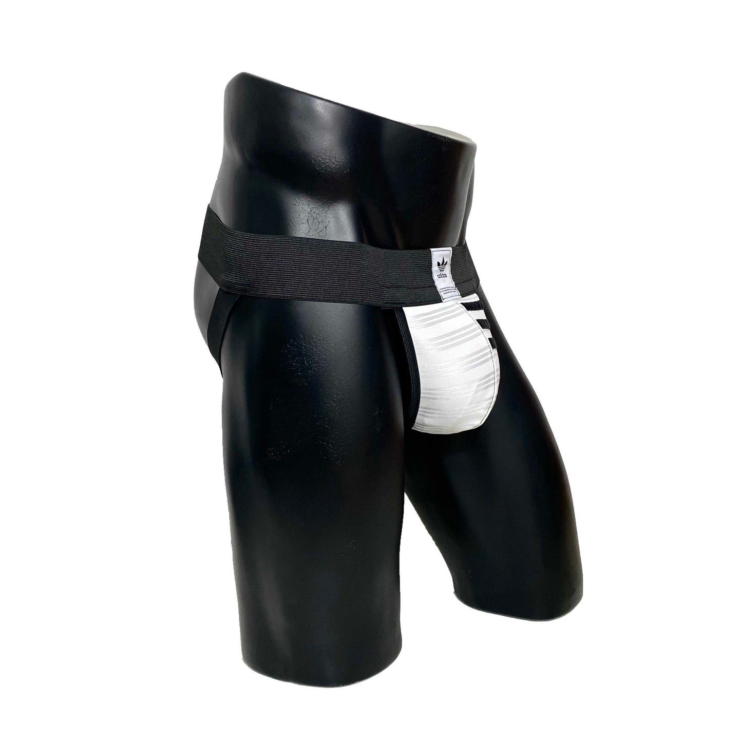 Adidas White/Black Jockstrap/Thong