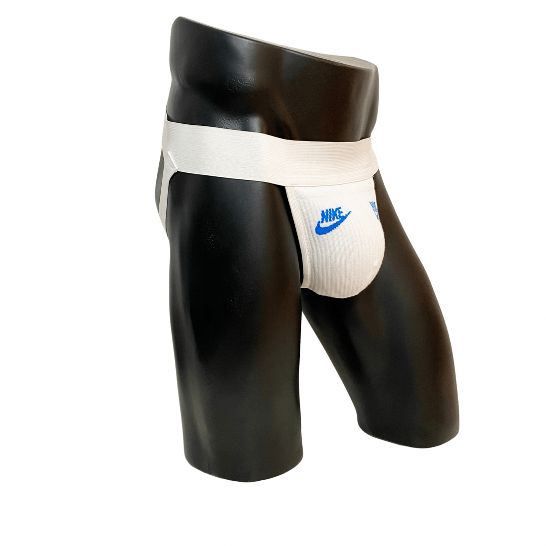 Nike Socks White/Blue Jockstrap/Thong