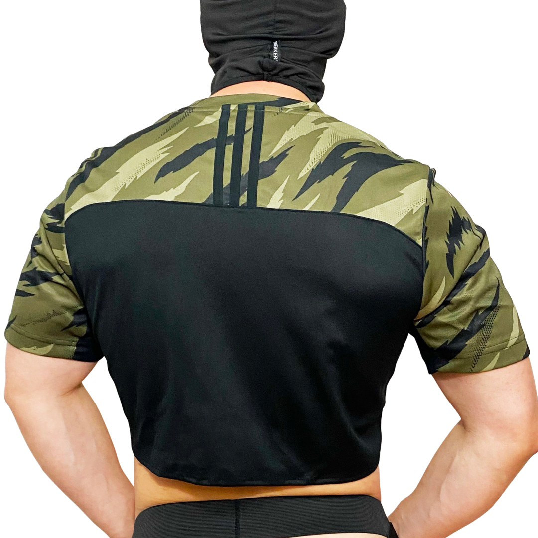Adidas Military Crop Top