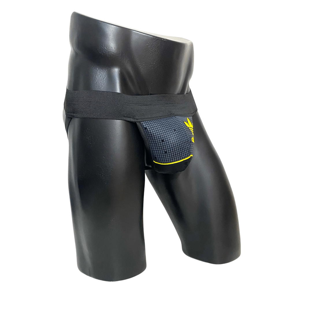 Adidas Chile 62 Black - Yellow Jockstrap/Thong