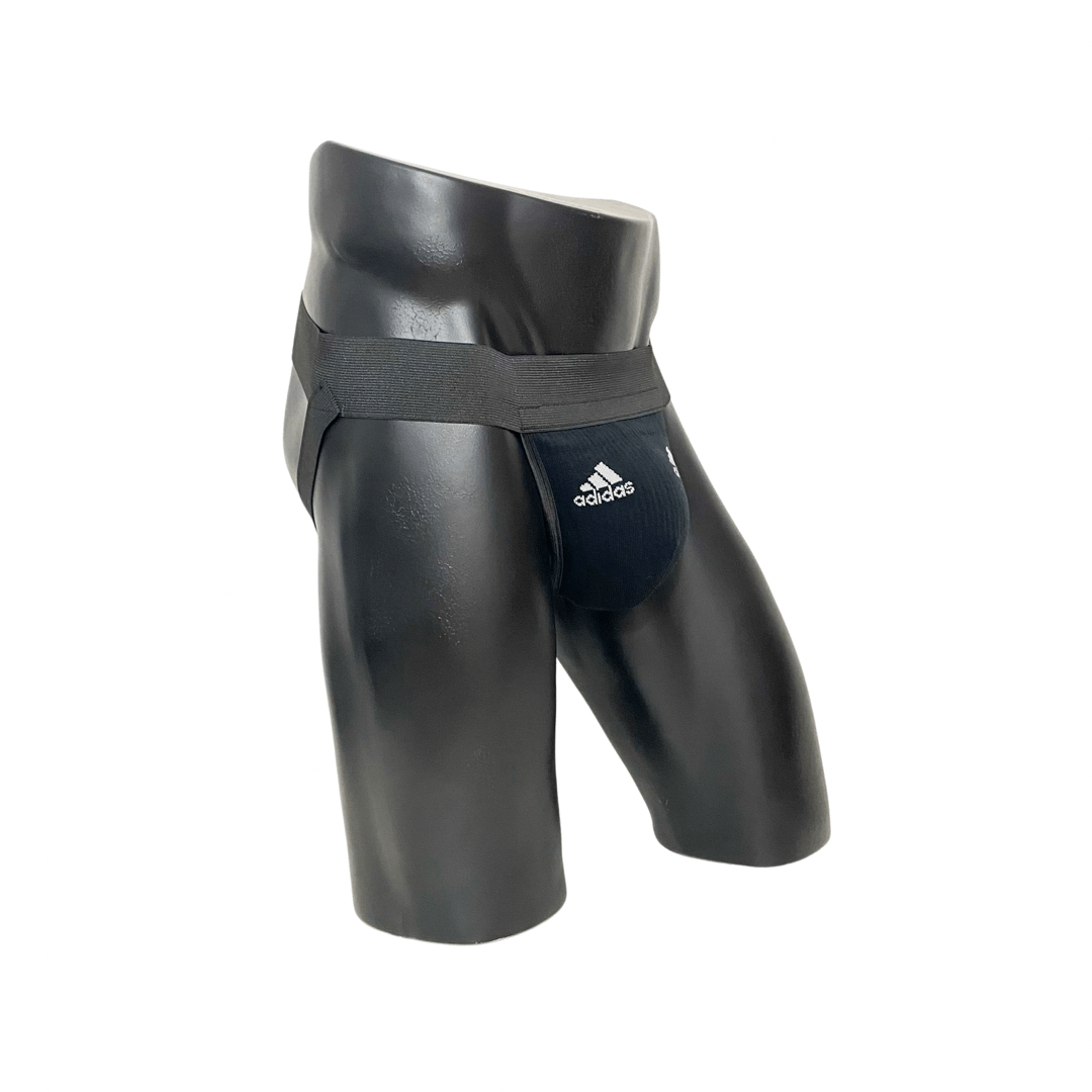 Adidas Socks Black Jockstrap/Thong