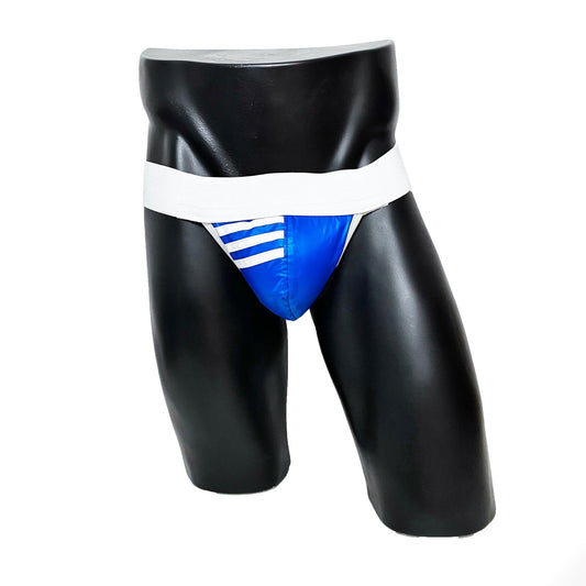 Adidas Sport Blue Nylon Jockstrap/Thong 2.0