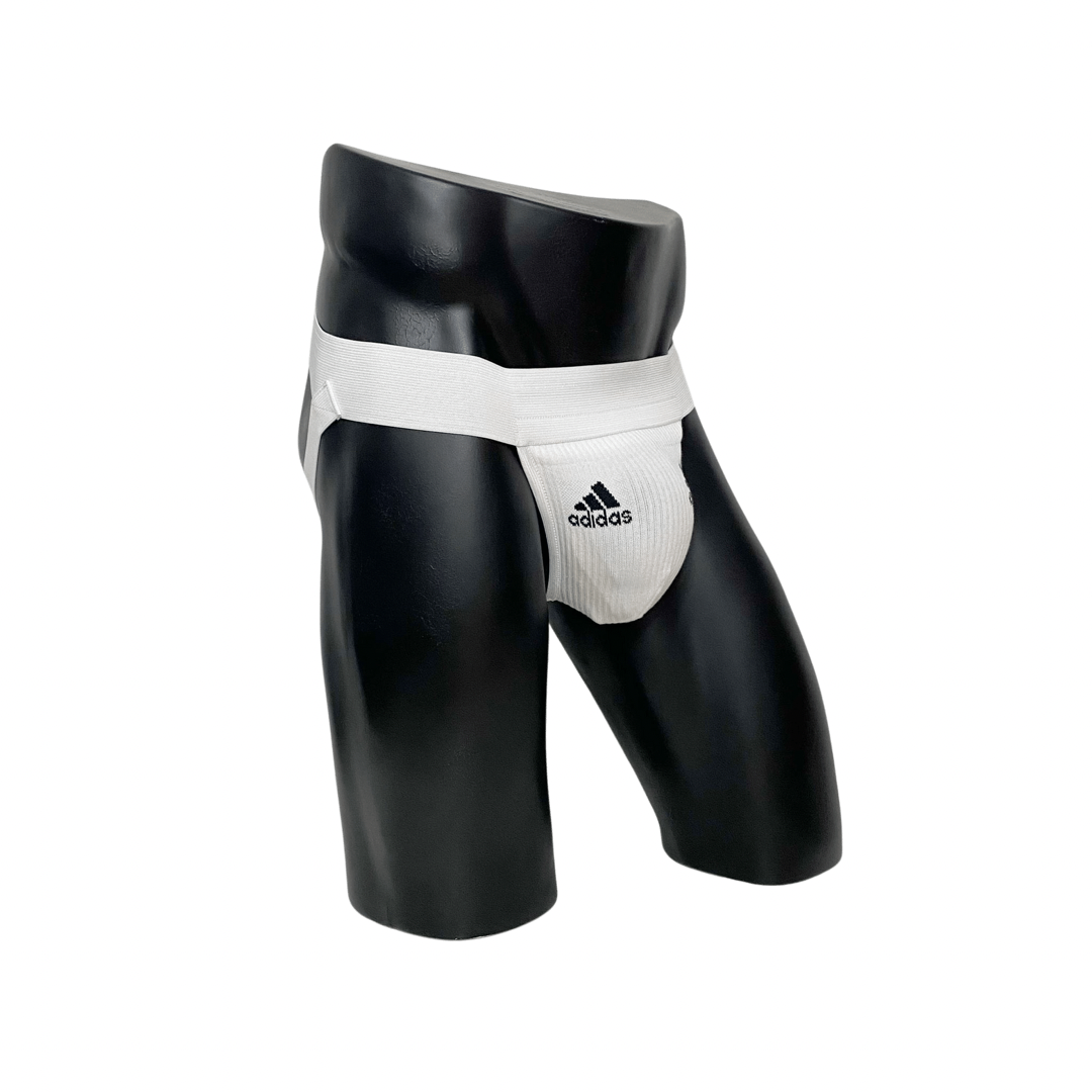 Adidas Socks White Jockstrap/Thong