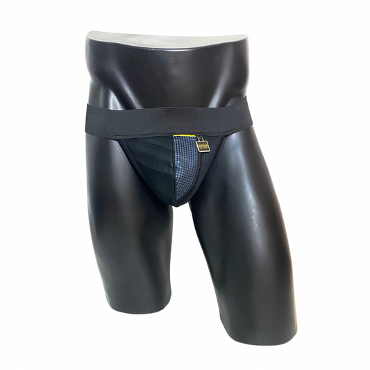 Adidas Chile 62 Black - Yellow Pocket Jockstrap/Thong 4.0