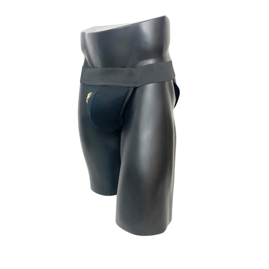 Nike Black/Gold Jockstrap/Thong