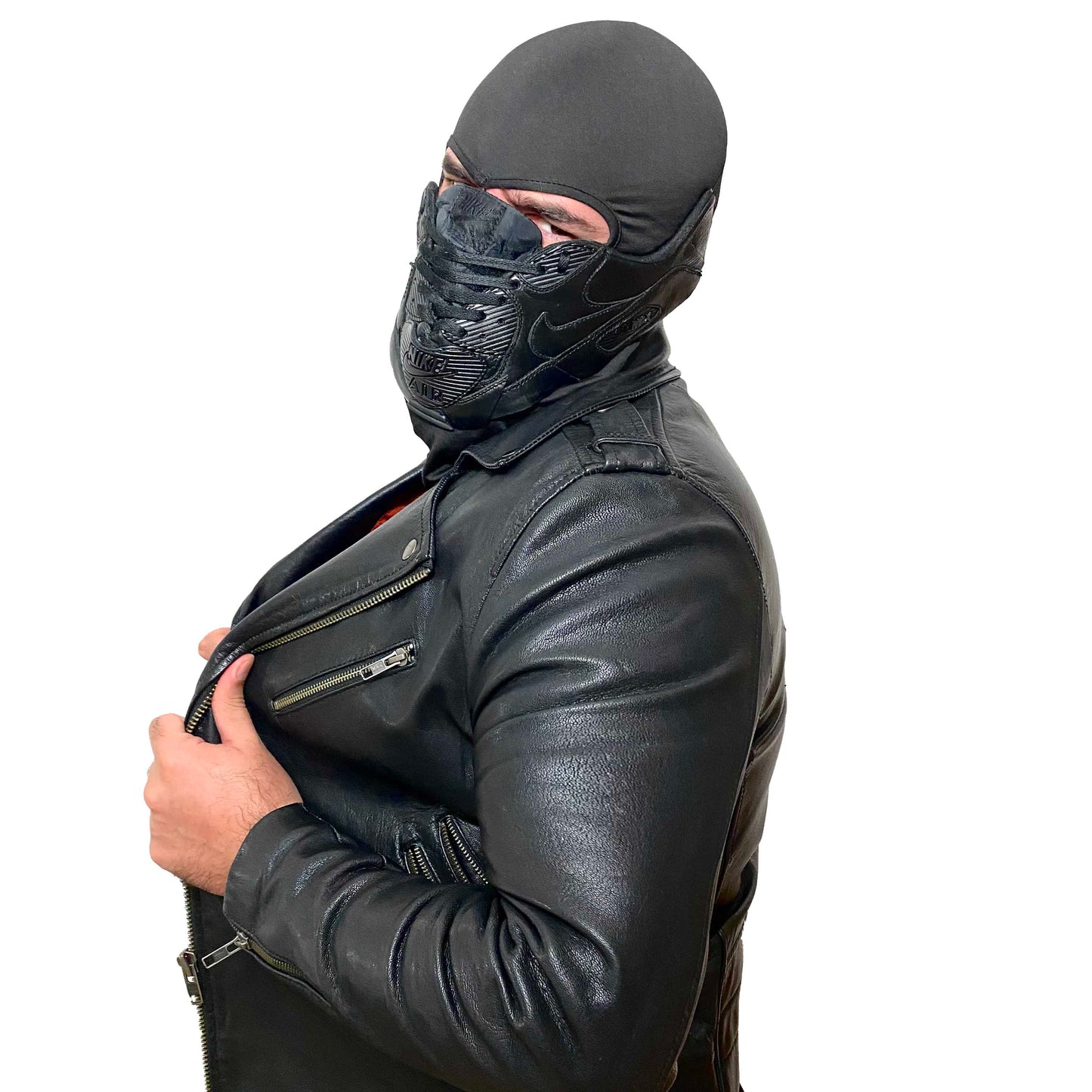 Air Max 90 Black Leather Mask