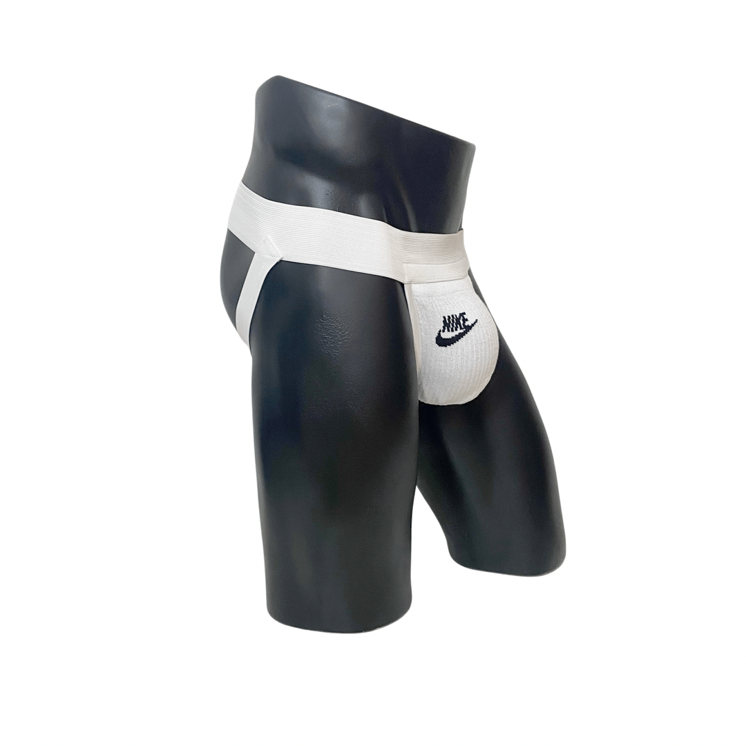 Nike Socks White Jockstrap/Thong 2.0