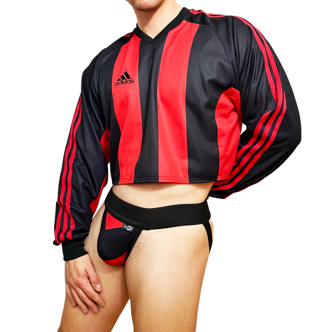 Adidas Sport Black/Red Look