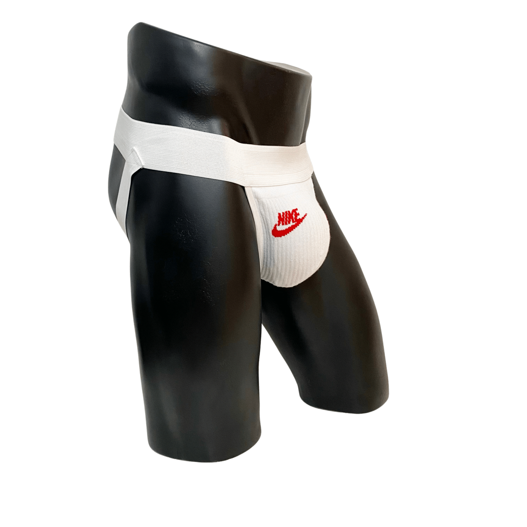 Nike Socks White/Red Jockstrap/Thong