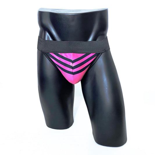 Adidas Chile 62 Black/Pink Jockstrap/Thong 2.0