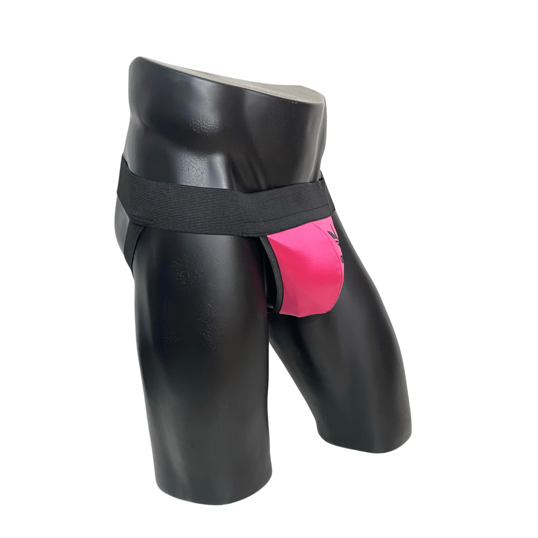 Adidas Chile 62 Black/ PInk Logo Jockstrap/Thong