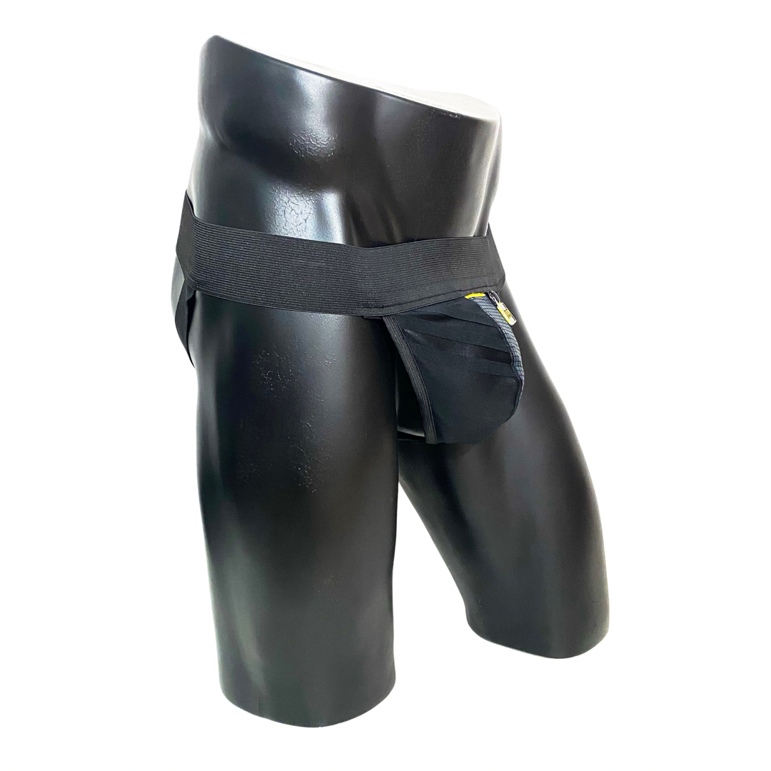 Adidas Chile 62 Black - Yellow Pocket Jockstrap/Thong 4.0
