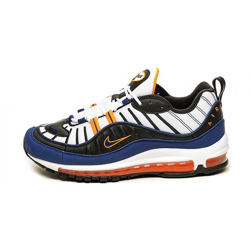 Air Max 98 White Deep Royal Blue Mask