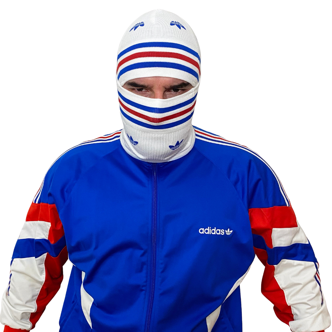 Adidas Balaclava White - Blue - Red