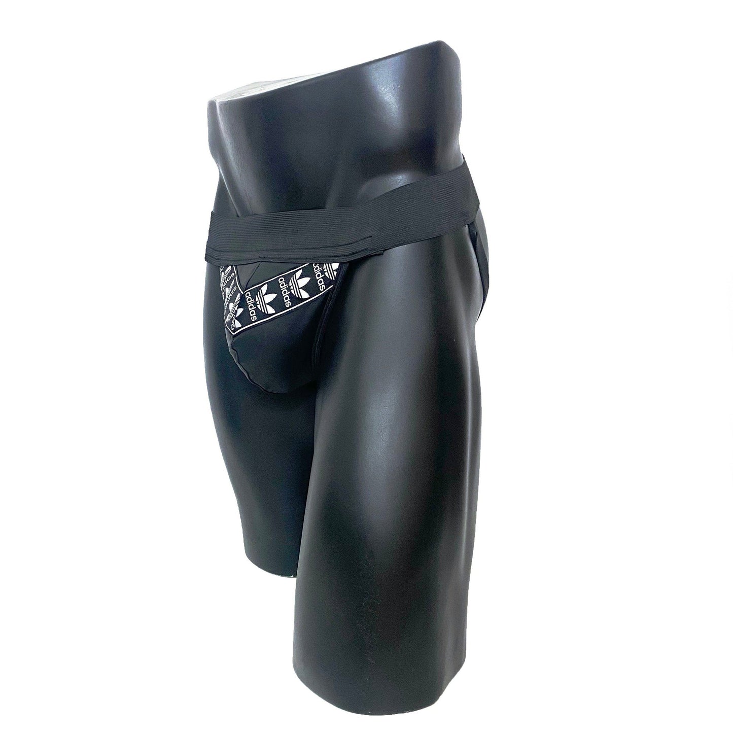 Adidas Faux Leather Jockstrap/Thong