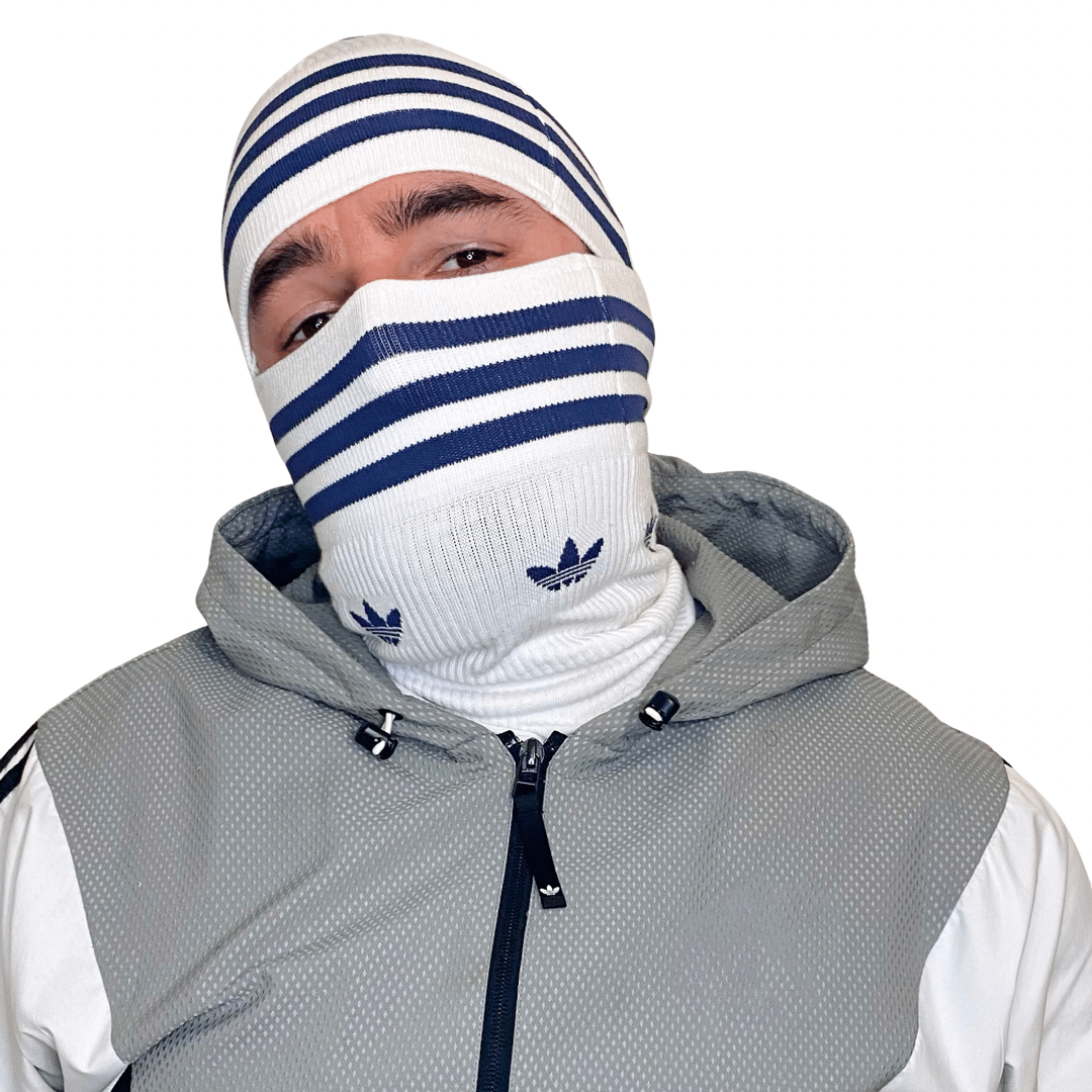 Adidas Balaclava Blue - White