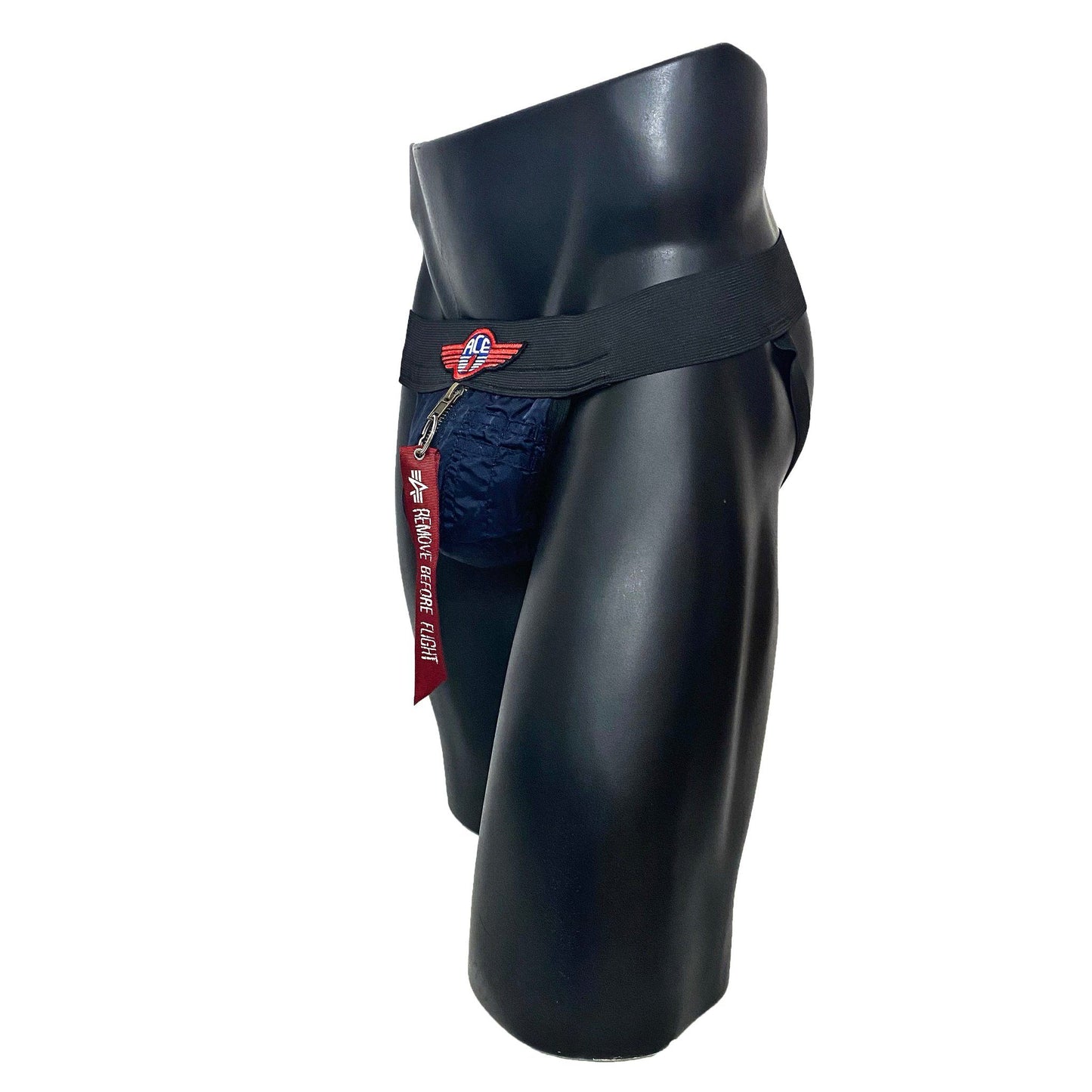 Alpha Industries Dark Blue Pocket Jockstrap/Thong 2.0