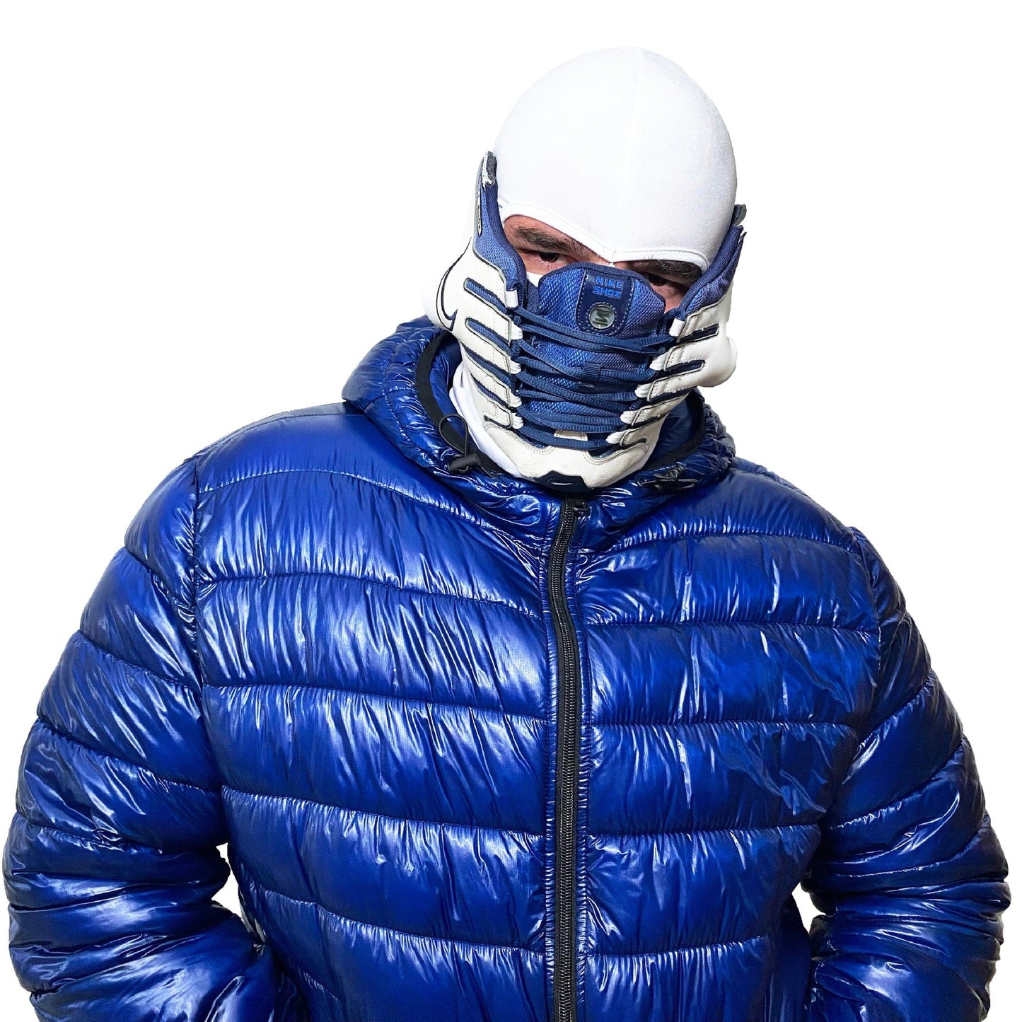 Nike Shox NZ Blue - White Mask