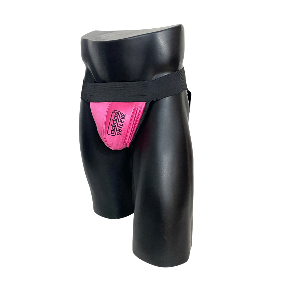 Adidas Chile 62 Black/Pink Pocket Jockstrap/Thong