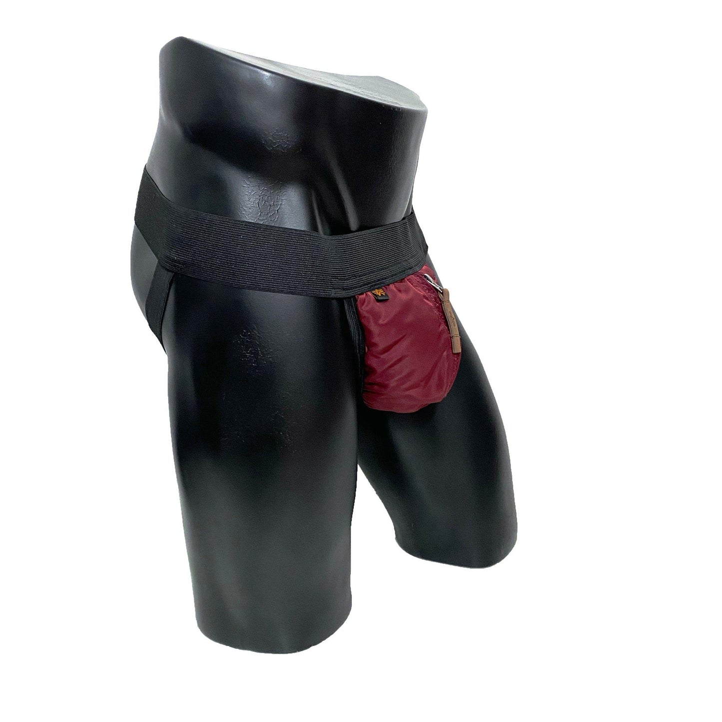 Alpha Industries Burgundy Pocket Jockstrap/Thong 5.0