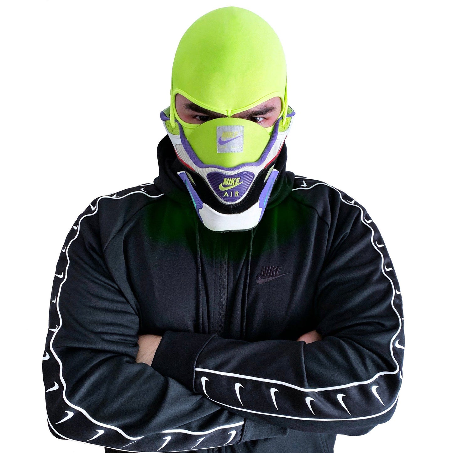 Air Max 90 Green Envy Mask - LED lights