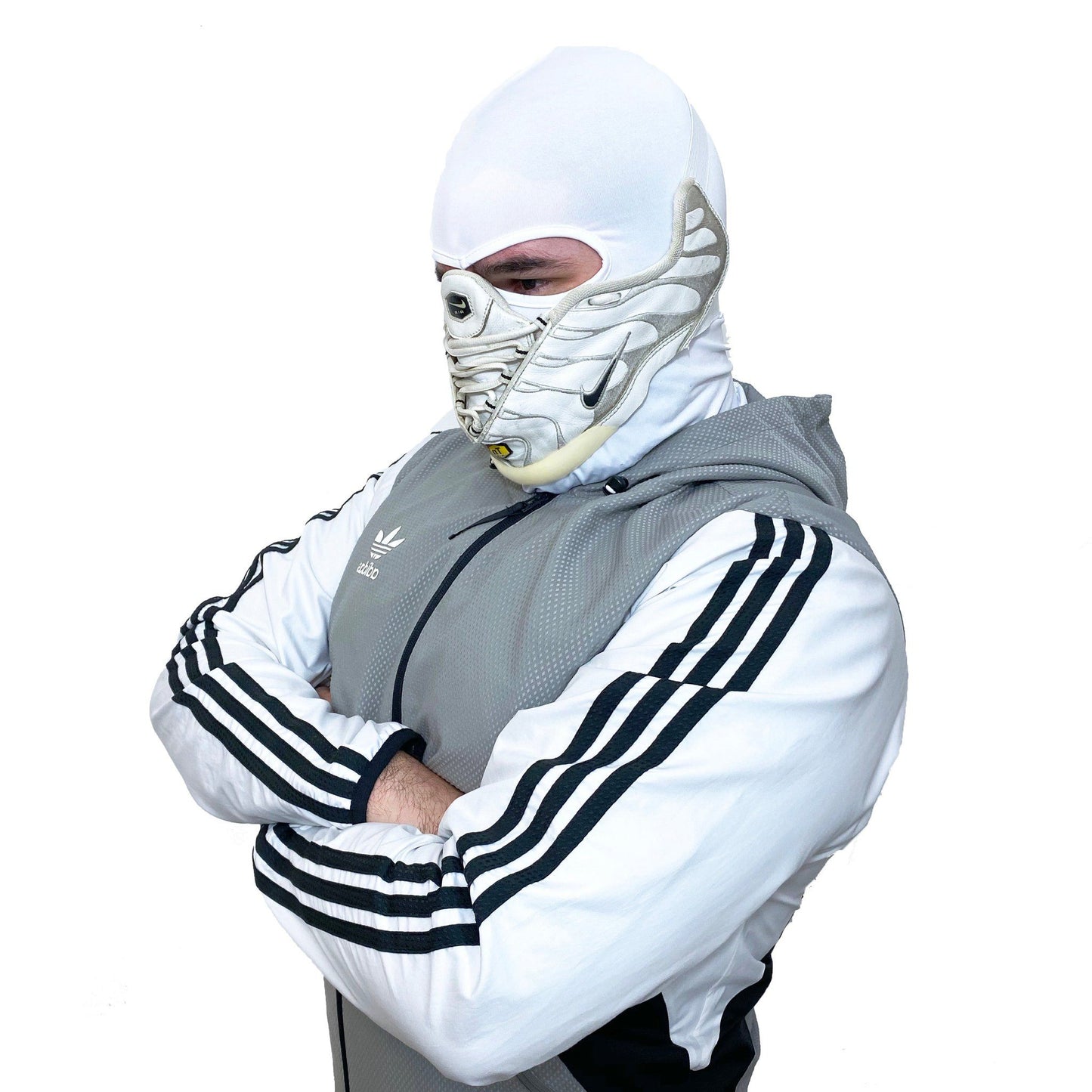 Air Max Tn White Leather Mask