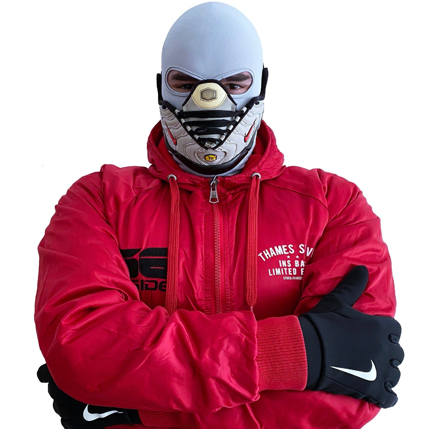 Air MaxTn Grey/Red Mask