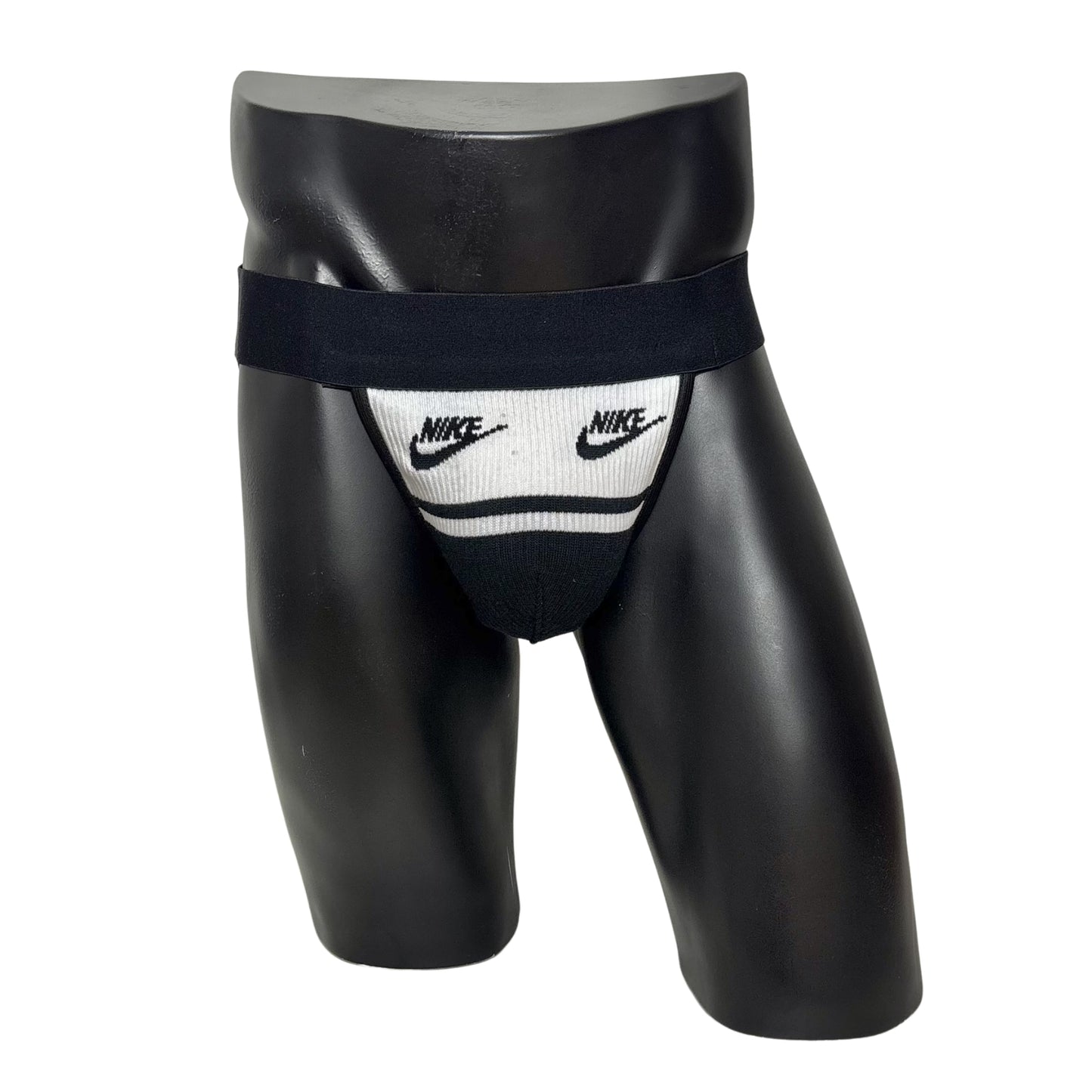 Nike Air White/Black Socks Jockstrap/Thong