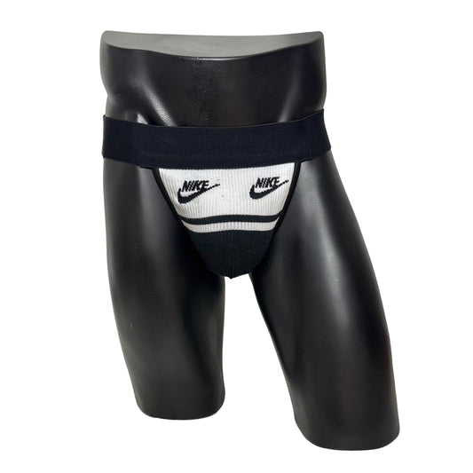 Nike Air White/Black Socks Jockstrap/Thong