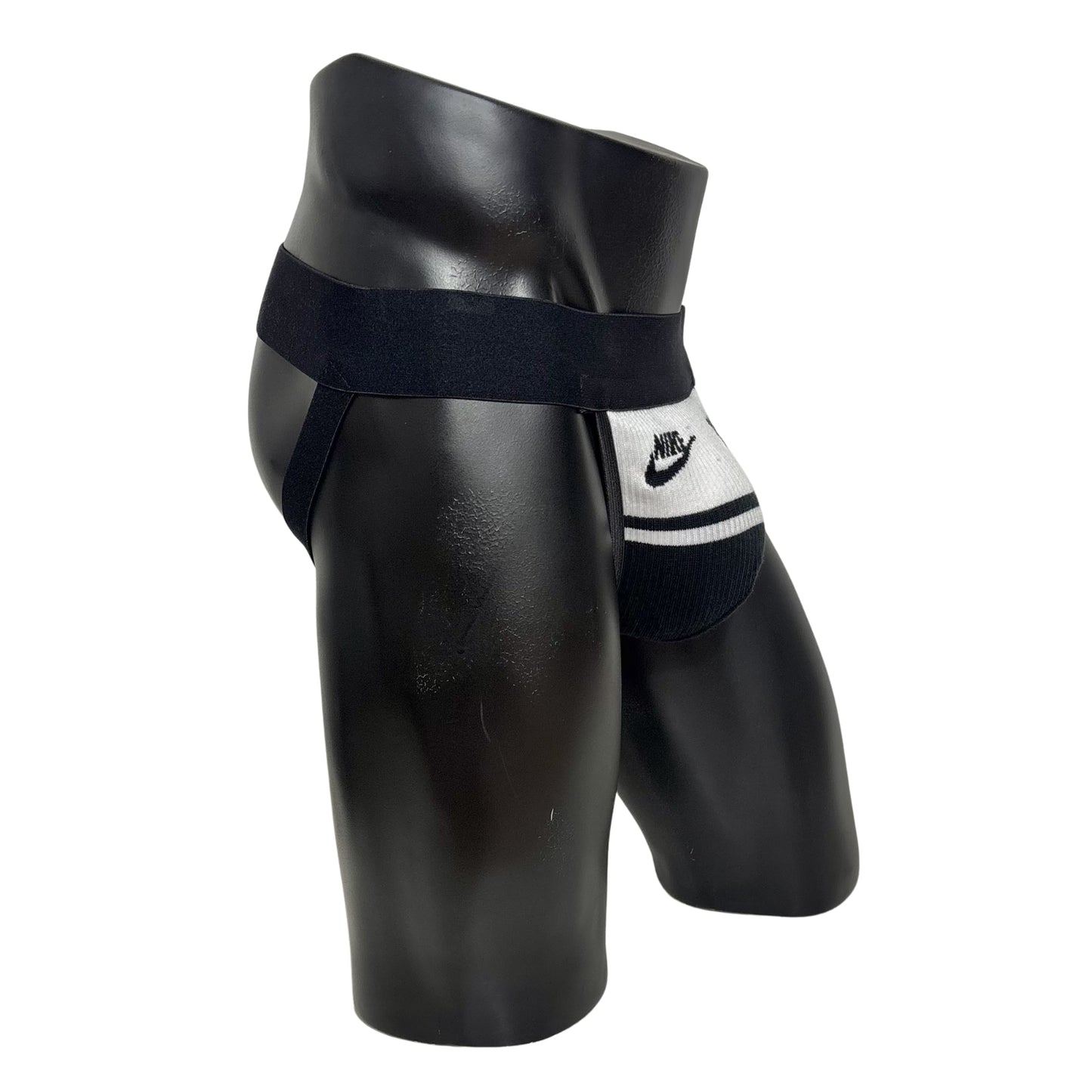 Nike Air White/Black Socks Jockstrap/Thong