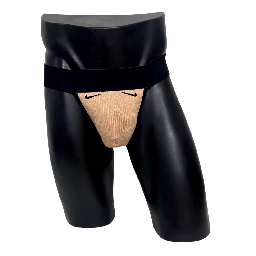 Nike Socks Nude Cream Jockstrap/Thong