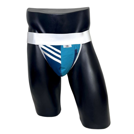 Adidas 3 Stripes Navy Blue Pocket Jockstrap/Thong