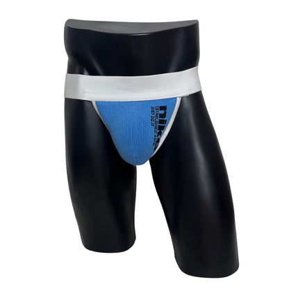 Nike Just Do It Side Logo Blue/White Socks Jockstrap/Thong