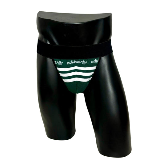 Adidas Originals Dark Green Logo Socks Jockstrap/Thong