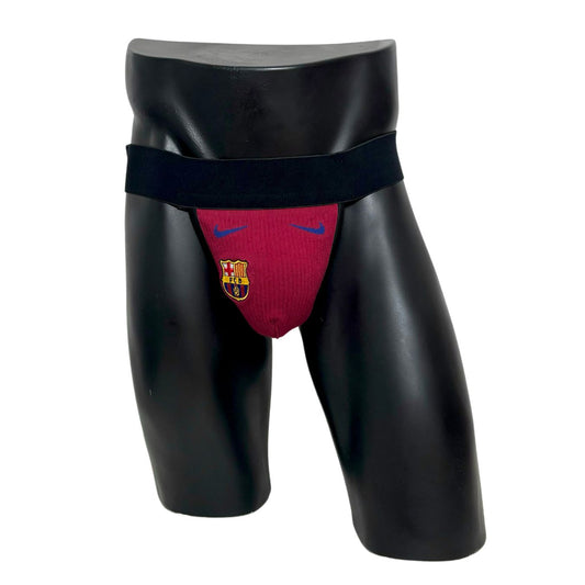 Nike Soccer Barcelona Burgundy Socks Jockstrap/Thong