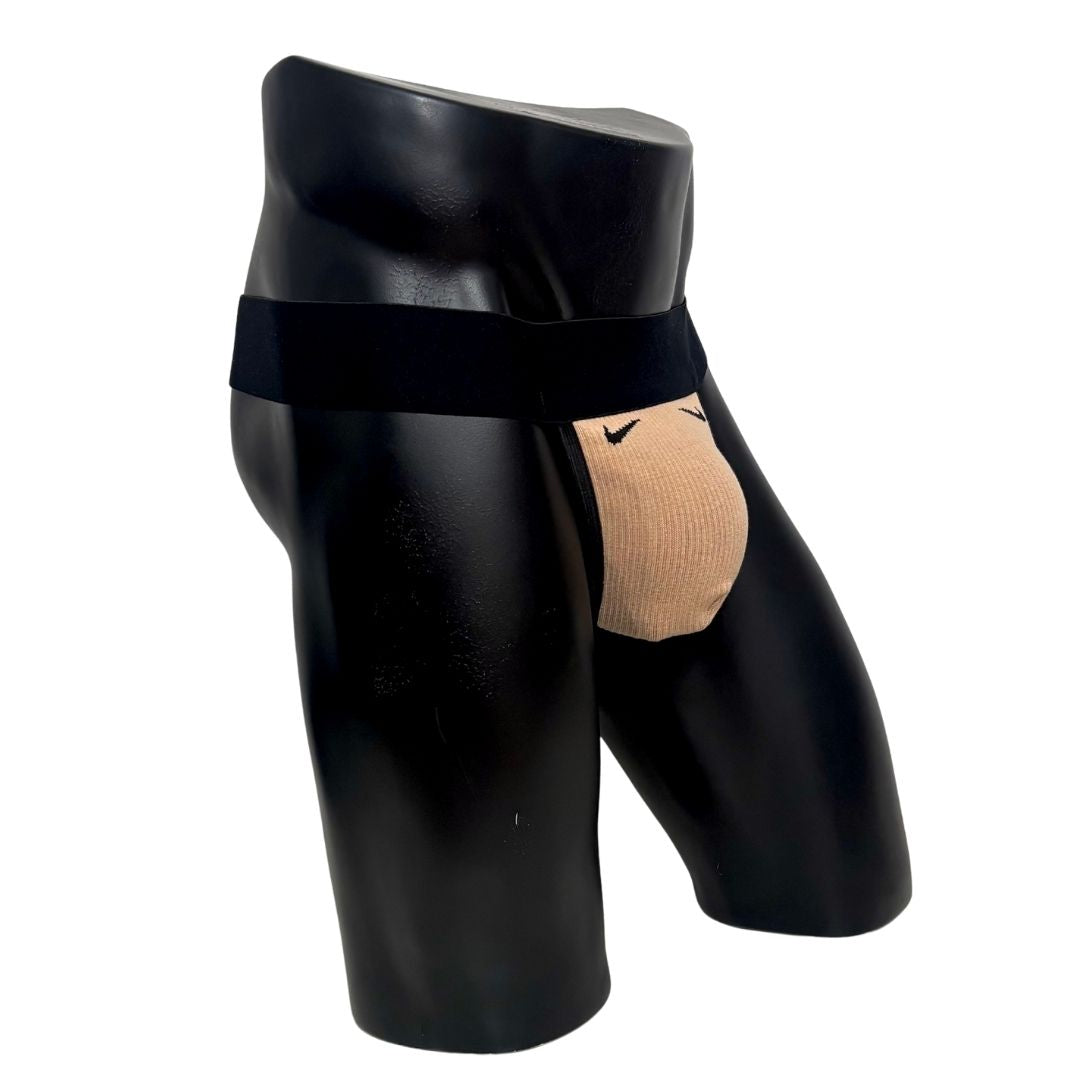 Nike Socks Nude Cream Jockstrap/Thong