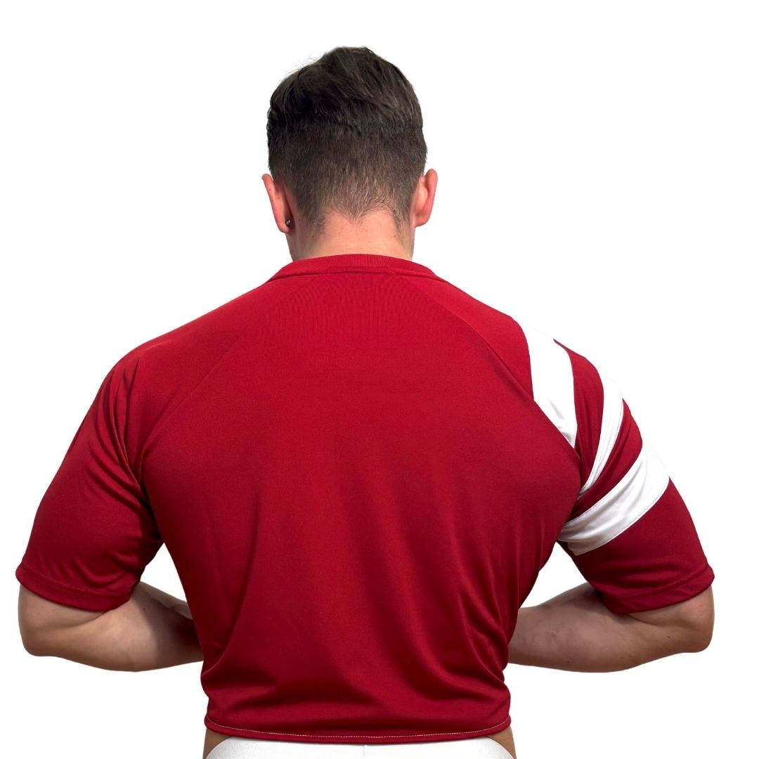 Adidas Neo Red Short Sleeve Crop Top 2.0