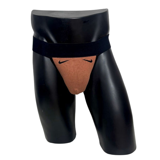 Nike Socks Nude Mocha Jockstrap/Thong