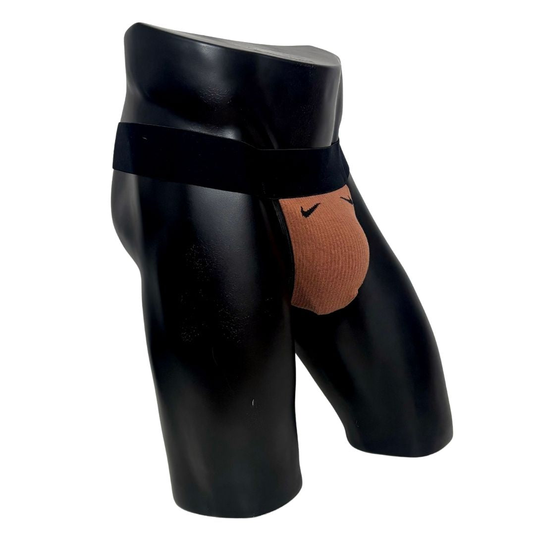 Nike Socks Nude Mocha Jockstrap/Thong