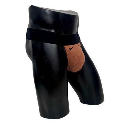 Nike Socks Nude Mocha Jockstrap/Thong