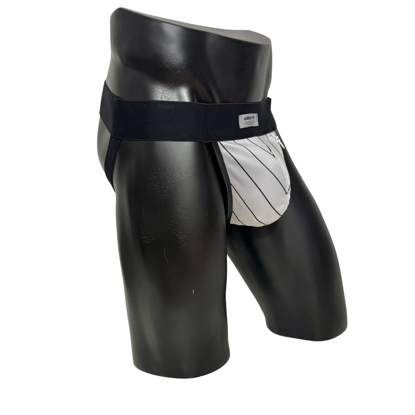 Adidas Silver Gray Pocket Jockstrap/Thong