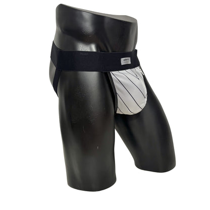 Adidas Silver Gray Pocket Jockstrap/Thong