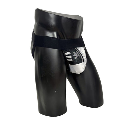 Adidas Originals Silver Gray Logo Pocket Jockstrap/Thong 2.0