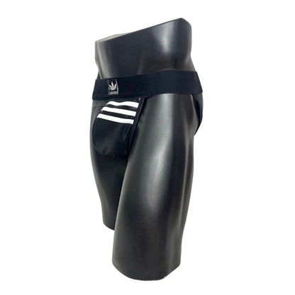 Adidas 3 Stripes Black Pocket Jockstrap/Thong 4.0