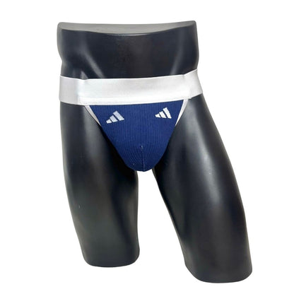 Adidas Sport Logo Dark Blue Socks Jockstrap/Thong