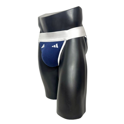 Adidas Sport Logo Dark Blue Socks Jockstrap/Thong