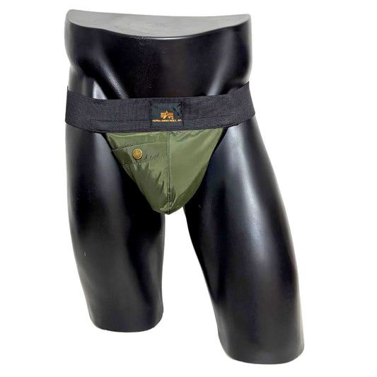 Alpha Industries Olive Green Pocket Jockstrap/Thong