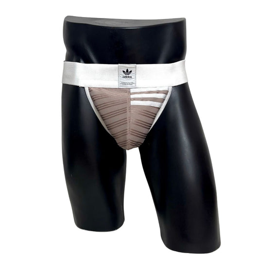 Adidas 3 Stripes Gold Jockstrap/Thong