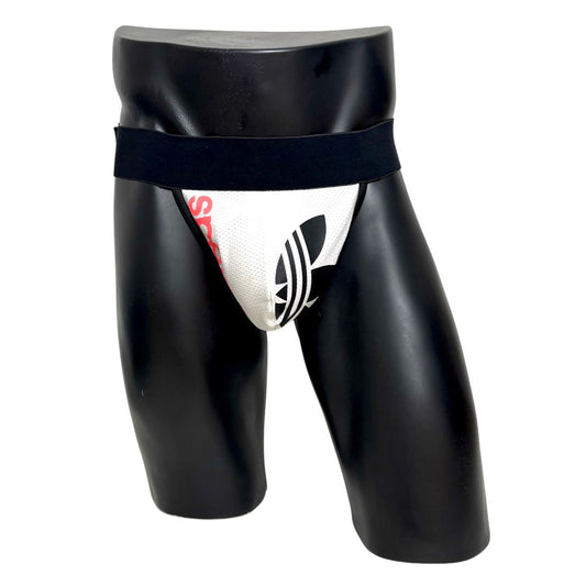Adidas Originals Large Logo White Jockstrap/Thong