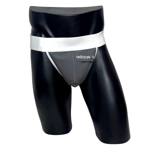 Adidas Originals Side Logo Gray Jockstrap/Thong